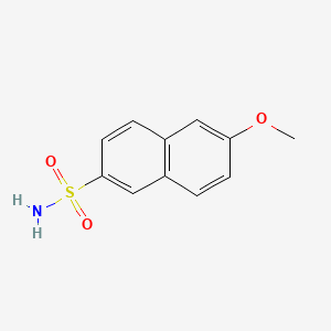molecular formula C11H11NO3S B2635409 6-Methoxynaphthalene-2-sulfonamide CAS No. 1206134-16-8