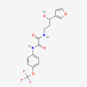 N1-(3-(furan-3-yl)-3-hydroxypropyl)-N2-(4-(trifluoromethoxy)phenyl)oxalamide