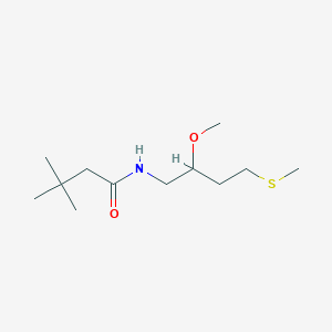 N-(2-Methoxy-4-methylsulfanylbutyl)-3,3-dimethylbutanamide