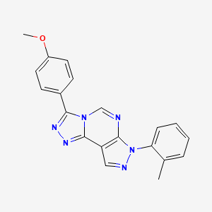 3-(4-methoxyphenyl)-7-(o-tolyl)-7H-pyrazolo[4,3-e][1,2,4]triazolo[4,3-c]pyrimidine