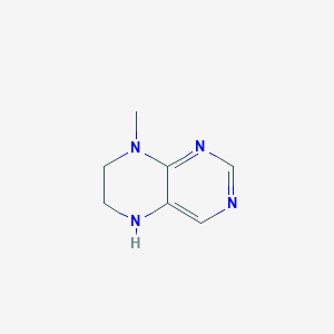 molecular formula C7H10N4 B2635466 8-Methyl-5,6,7,8-tetrahydropteridine CAS No. 1314934-79-6