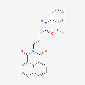 4-(1,3-dioxo-1H-benzo[de]isoquinolin-2(3H)-yl)-N-(2-methoxyphenyl)butanamide