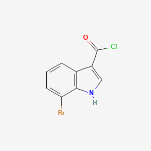 molecular formula C9H5BrClNO B2635503 7-Bromo-1H-indole-3-carbonyl chloride CAS No. 1260815-43-7