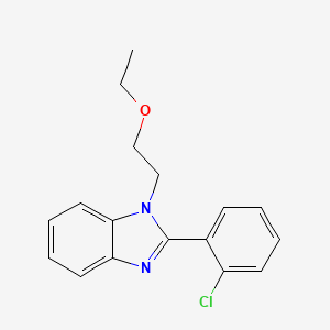 2-(2-chlorophenyl)-1-(2-ethoxyethyl)-1H-benzimidazole