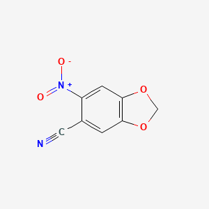 6-Nitro-1,3-benzodioxole-5-carbonitrile