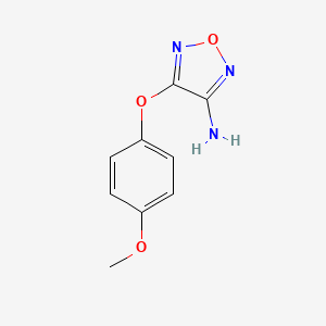 4-(4-Methoxyphenoxy)-1,2,5-oxadiazol-3-amine