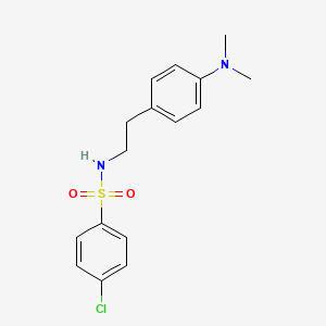 4-chloro-N-(4-(dimethylamino)phenethyl)benzenesulfonamide
