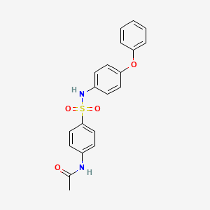 N-{4-[(4-phenoxyphenyl)sulfamoyl]phenyl}acetamide
