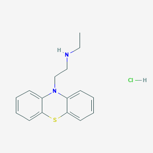 molecular formula C16H19ClN2S B2635540 ethyl[2-(10H-phenothiazin-10-yl)ethyl]amine hydrochloride CAS No. 2095409-89-3
