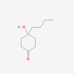 4-Butyl-4-hydroxycyclohexan-1-one
