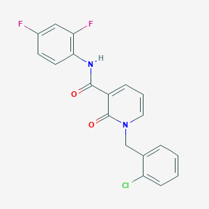 1-(2-chlorobenzyl)-N-(2,4-difluorophenyl)-2-oxo-1,2-dihydropyridine-3-carboxamide
