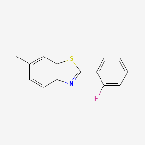 2-(2-Fluorophenyl)-6-methyl-1,3-benzothiazole