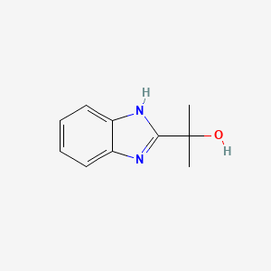 molecular formula C10H12N2O B2635702 2-(1H-苯并咪唑-2-基)丙醇 CAS No. 59336-52-6