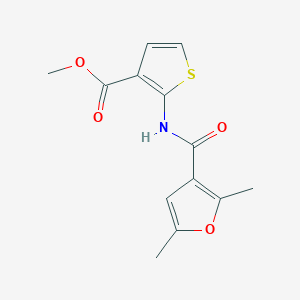 molecular formula C13H13NO4S B2635743 Methyl 2-(2,5-dimethylfuran-3-carboxamido)thiophene-3-carboxylate CAS No. 1170024-48-2