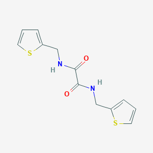 molecular formula C12H12N2O2S2 B2635868 N1,N2-Bis(thiophen-2-ylmethyl)oxalamide CAS No. 920366-91-2