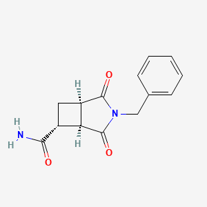 (1R,5S,6R)-3-Benzyl-2,4-dioxo-3-azabicyclo[3.2.0]heptane-6-carboxamide