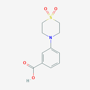 3-(1,1-Dioxidothiomorpholino)benzoic acid