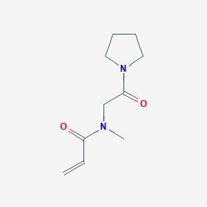 molecular formula C10H16N2O2 B2635965 N-methyl-N-(2-oxo-2-pyrrolidin-1-ylethyl)prop-2-enamide CAS No. 1178748-19-0