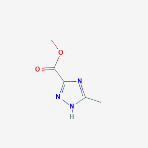 molecular formula C5H7N3O2 B2636013 methyl 5-methyl-1H-1,2,4-triazole-3-carboxylate CAS No. 31100-31-9