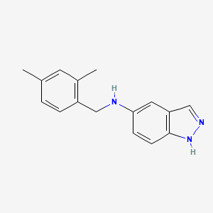 N-[(2,4-dimethylphenyl)methyl]-1H-indazol-5-amine