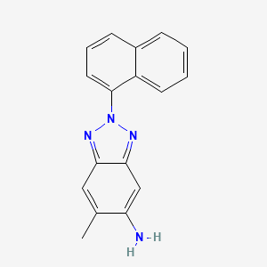 6-methyl-2-(1-naphthyl)-2H-1,2,3-benzotriazol-5-amine
