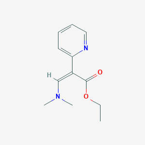 ethyl (Z)-3-(dimethylamino)-2-pyridin-2-ylprop-2-enoate