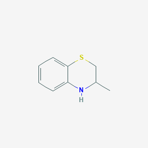 molecular formula C9H11NS B2636093 3-methyl-3,4-dihydro-2H-1,4-benzothiazine CAS No. 87012-20-2