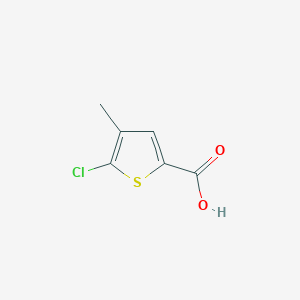molecular formula C6H5ClO2S B2636349 5-Chloro-4-methylthiophene-2-carboxylic acid CAS No. 74598-03-1