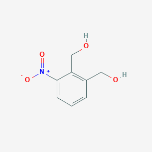 molecular formula C8H9NO4 B2636378 3-Nitro-1,2-benzenedimethanol CAS No. 616888-05-2