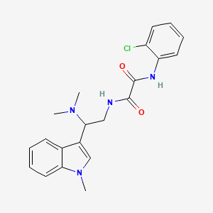 N1-(2-chlorophenyl)-N2-(2-(dimethylamino)-2-(1-methyl-1H-indol-3-yl)ethyl)oxalamide