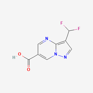 3-(Difluoromethyl)pyrazolo[1,5-a]pyrimidine-6-carboxylic acid