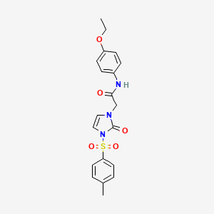 N-(4-ethoxyphenyl)-2-[3-(4-methylphenyl)sulfonyl-2-oxoimidazol-1-yl]acetamide