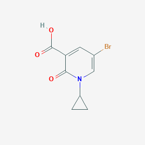 5-Bromo-1-cyclopropyl-2-oxo-1,2-dihydropyridine-3-carboxylic acid