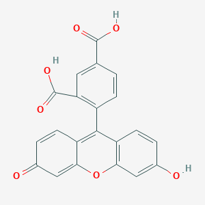 4-(3-Hydroxy-6-oxoxanthen-9-yl)benzene-1,3-dicarboxylic acid