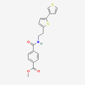 Methyl 4-((2-([2,3'-bithiophen]-5-yl)ethyl)carbamoyl)benzoate