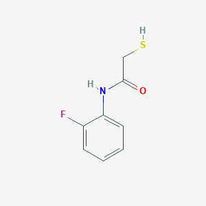 molecular formula C8H8FNOS B2636580 N-(2-fluorophenyl)-2-mercaptoacetamide CAS No. 217317-00-5