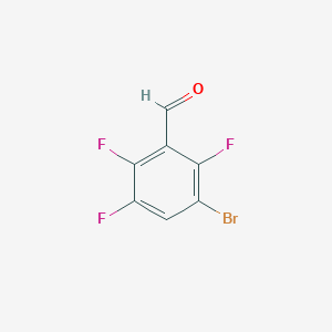 3-Bromo-2,5,6-trifluorobenzaldehyde