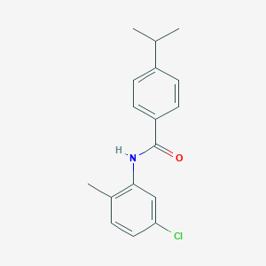 molecular formula C17H18ClNO B263660 N-(5-chloro-2-methylphenyl)-4-isopropylbenzamide 