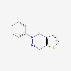 molecular formula C12H10N2S B2636602 5-Phenyl-4,5-dihydrothieno[2,3-d]pyridazine CAS No. 303145-57-5