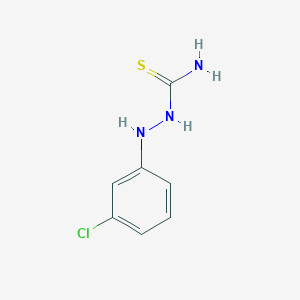 molecular formula C7H8ClN3S B2636620 2-(3-氯苯基)-1-硫代甲酰肼 CAS No. 828-11-5