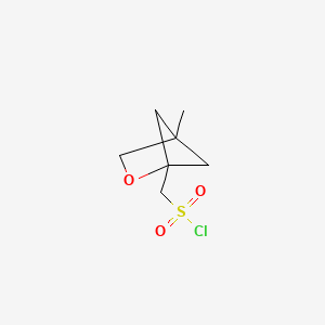(4-Methyl-2-oxabicyclo[2.1.1]hexan-1-yl)methanesulfonyl chloride