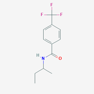 molecular formula C12H14F3NO B263663 N-butan-2-yl-4-(trifluoromethyl)benzamide 