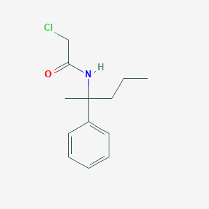 2-Chloro-N-(2-phenylpentan-2-yl)acetamide