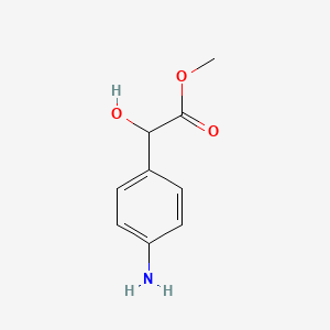 molecular formula C9H11NO3 B2636693 (4-Amino-phenyl)-hydroxy-acetic acid methyl ester CAS No. 182918-73-6