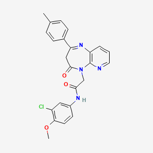 N-[2-(1H-benzimidazol-2-yl)phenyl]tetrahydrofuran-2-carboxamide