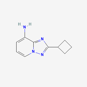 2-Cyclobutyl[1,2,4]triazolo[1,5-a]pyridin-8-amine