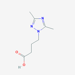 4-(dimethyl-1H-1,2,4-triazol-1-yl)butanoic acid
