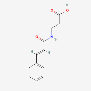 molecular formula C12H13NO3 B2636821 3-Cinnamamidopropanoic acid CAS No. 302345-89-7
