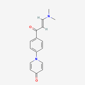 B2636842 1-(4-(3-(Dimethylamino)acryloyl)phenyl)-4(1H)-pyridinone CAS No. 241488-20-0