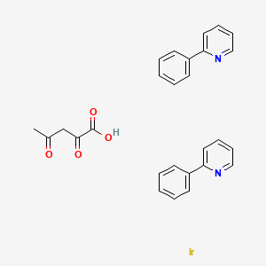 molecular formula C27H24IrN2O2-2 B2636852 Acetylacetonatobis(2-phenylpyridine)iridium CAS No. 337526-85-9